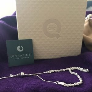QVC ultrafine silver beautiful dainty bracelet ✨
